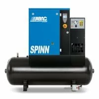 ABAC 4152054953 Screw Air Compressor - SPINN2 2E 10 400/50K 270 E CE Receiver Mounted With Dryer 270L 10.4CFM 10Bar 3HP