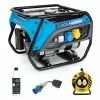 SGS 2.8 KVA Heavy Duty Portable Petrol Generator With Oil Flylead & Twin Outlet Cable Reel